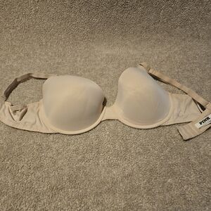 Victoria's Secret PINK Light Nude Strapless Push-Up Bra